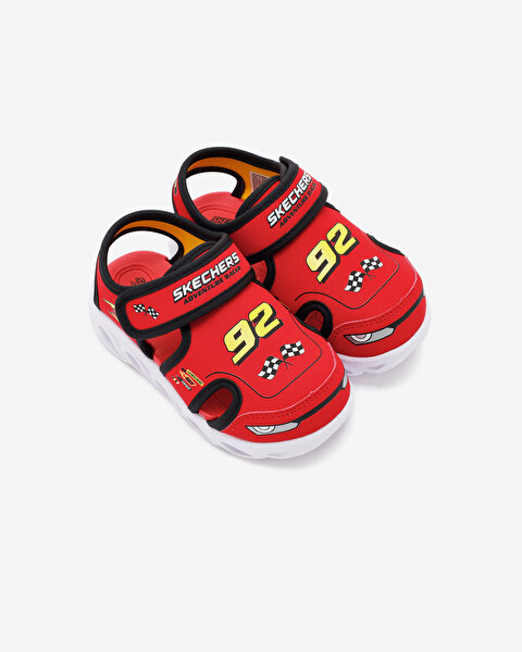 Skechers Hypno - Splash  -  Hydro - Fun Küçük Erkek Çocuk Kırmızı Işıklı Sandalet 400612N RDBK-6