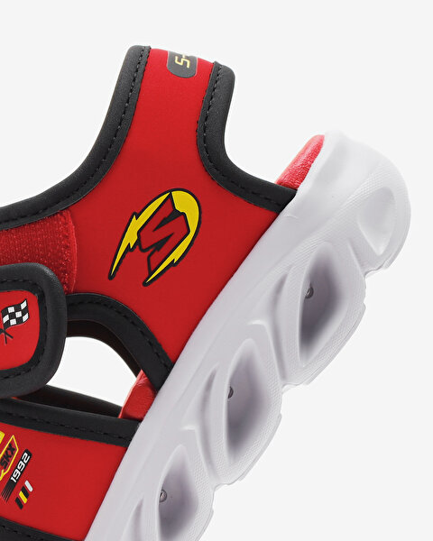 Skechers Hypno - Splash  -  Hydro - Fun Küçük Erkek Çocuk Kırmızı Işıklı Sandalet 400612N RDBK-10