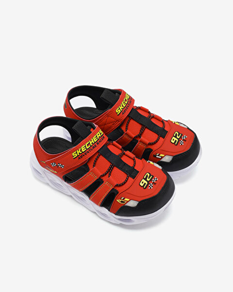 Skechers Thermo-splash - Hydro-flare Büyük Erkek Çocuk Kırmızı Işıklı Sandalet 400613L RDBK-7