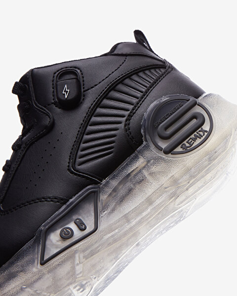 Skechers S - Lights Remix Büyük Erkek Çocuk Siyah Işıklı Bot 400620L BLK-9
