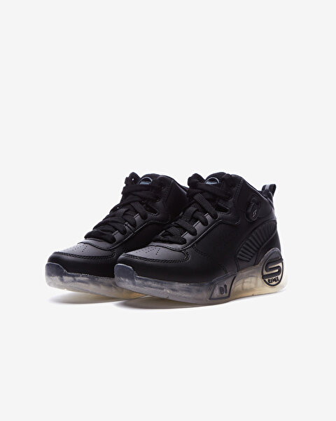Skechers S - Lights Remix Büyük Erkek Çocuk Siyah Işıklı Bot 400620L BLK-3