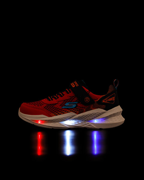 Skechers Meteor-lights 2.0 Büyük Erkek Çocuk Kırmızı Işıklı Spor Ayakkabı 401490L RDBK-6