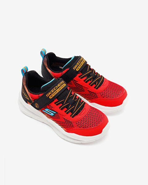 Skechers Meteor-lights 2.0 Büyük Erkek Çocuk Kırmızı Işıklı Spor Ayakkabı 401490L RDBK-5