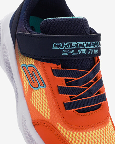 Skechers Skechers Meteor-lights - Krendox Küçük Erkek Çocuk Lacivert Işıklı Spor Ayakkabı 401495N NV-9