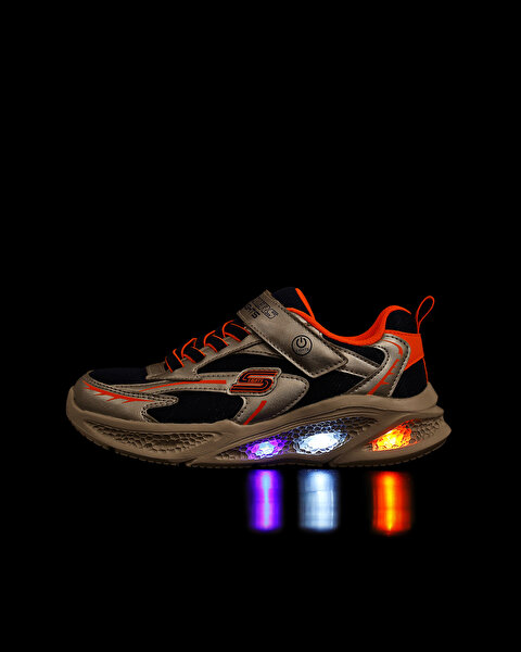 Skechers Skechers Meteor-lights Büyük Erkek Çocuk Gri Işıklı Spor Ayakkabı 401497L SLOR-6