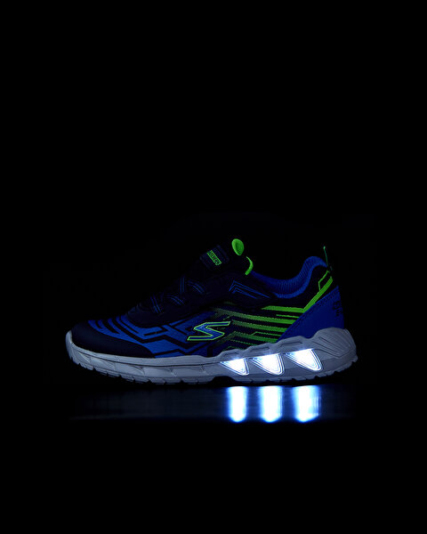 Skechers Magna - Lights Küçük Erkek Çocuk Lacivert Işıklı Spor Ayakkabı 401503N NVBL-9