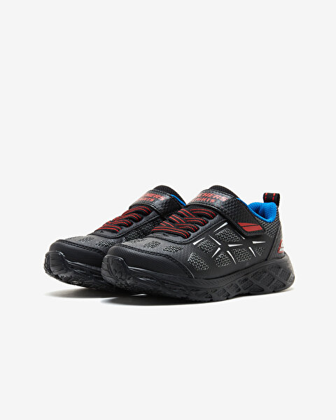 Skechers Dynamic - Flash  -  Rezlur Büyük Erkek Çocuk Siyah Spor Ayakkabı 401529L BKRB-3