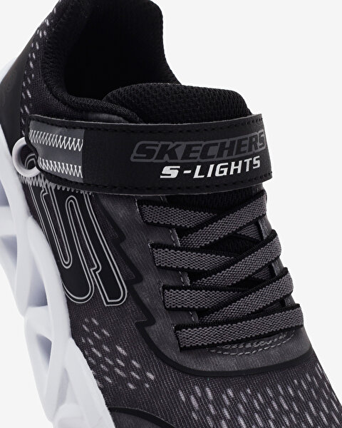 Skechers Twisty Brights 2.0 Büyük Erkek Çocuk Gri Işıklı Spor Ayakkabı 401625L CCBK-9