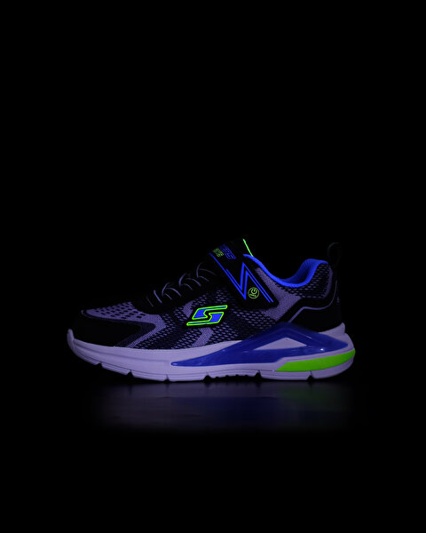 Skechers Tri-namics Büyük Erkek Çocuk Siyah Işıklı Spor Ayakkabı 401660L BKYB-11