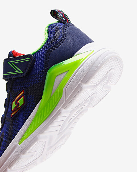 Skechers Tri - Namics Küçük Erkek Çocuk Mavi Işıklı Spor Ayakkabı 401660N NVLM-9