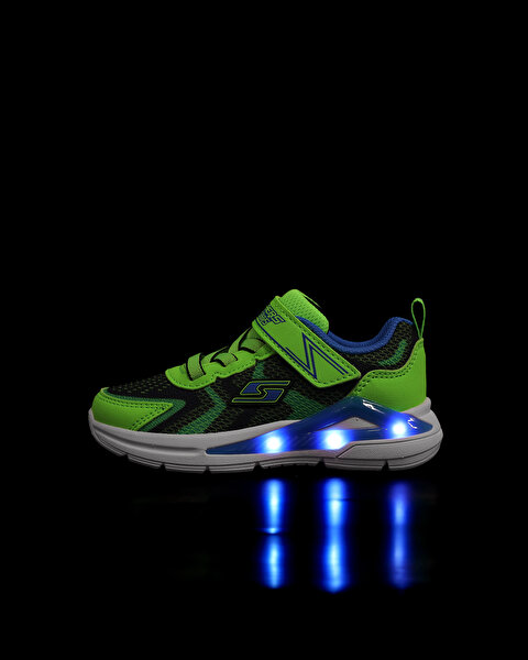 Skechers Trinamics Küçük Erkek Çocuk Haki Işıklı Spor Ayakkabı 401660N LMBK-8