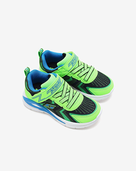 Skechers Trinamics Küçük Erkek Çocuk Haki Işıklı Spor Ayakkabı 401660N LMBK-6