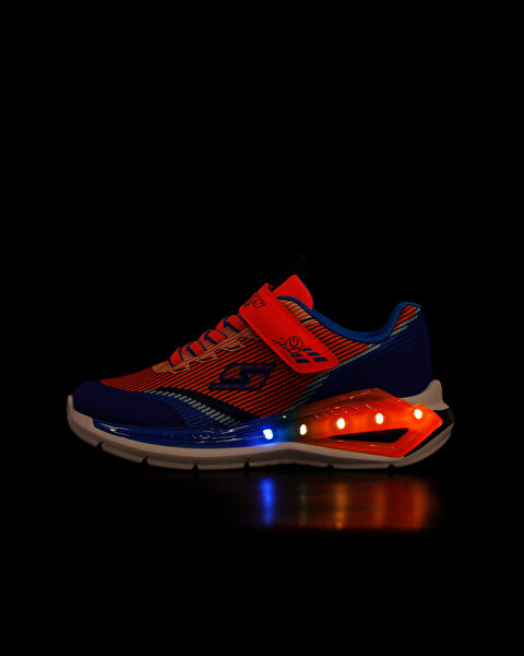 Skechers Tri-namics 2.0 Büyük Erkek Çocuk Turuncu Işıklı Spor Ayakkabı 401661L ORMT-6