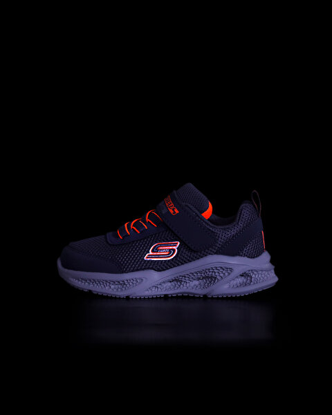 Skechers Skechers Meteor - Lights Küçük Erkek Çocuk Gri Işıklı Spor Ayakkabı 401675N CCOR-11