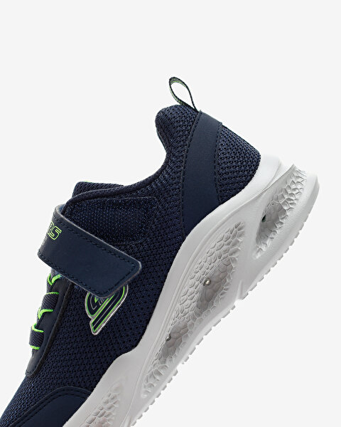 Skechers S - Lights: Meteor - Lights Küçük Erkek Çocuk Mavi Işıklı Spor Ayakkabı 401675N NVLM-9