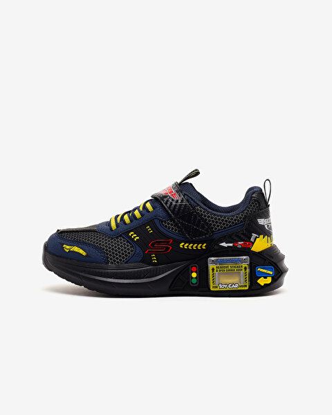 Skechers Garage Büyük Erkek Çocuk Siyah Spor Ayakkabı 402150L BKNV