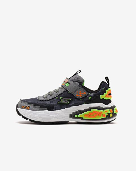 Skechers Mega-craft 4K Büyük Erkek Çocuk Gri Spor Ayakkabı 402160L CBLM