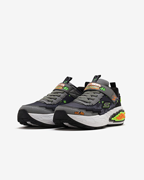 Skechers Mega-craft 4K Büyük Erkek Çocuk Gri Spor Ayakkabı 402160L CBLM-2