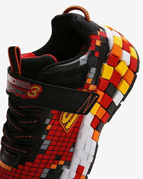 Skechers Mega-craft 3.0 Büyük Erkek Çocuk Siyah Spor Ayakkabı 402182L BKRD-10