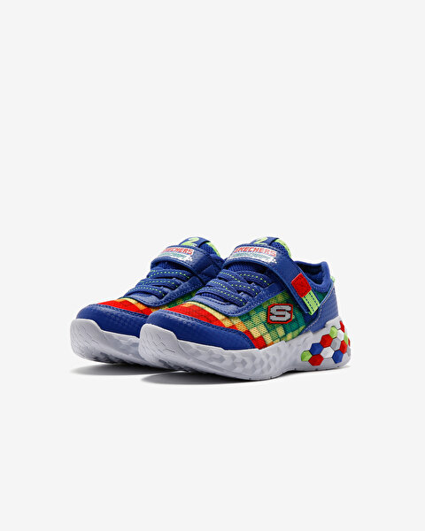 Skechers Lil Mega - Craft 2.0 Küçük Erkek Çocuk Mavi Spor Ayakkabı 402205N BLMT-2