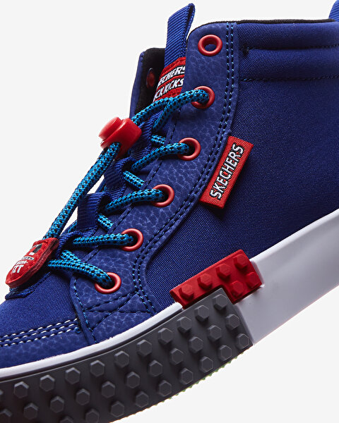 Skechers Kool Bricks Büyük Erkek Çocuk Mavi Bot 402223L BLMT-8