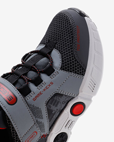 Skechers Gametronix Büyük Erkek Çocuk Gri Spor Ayakkabı 402260L GYMT-8