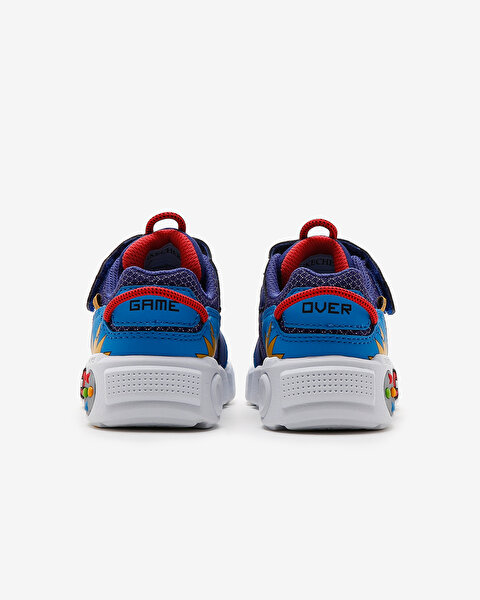 Skechers Gametronix Küçük Erkek Çocuk Lacivert Spor Ayakkabı 402262N RYMT-4