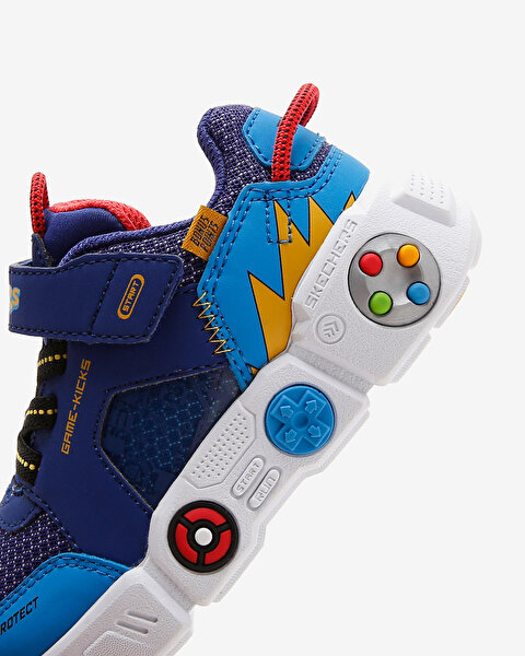 Skechers Gametronix Küçük Erkek Çocuk Lacivert Spor Ayakkabı 402262N RYMT-6