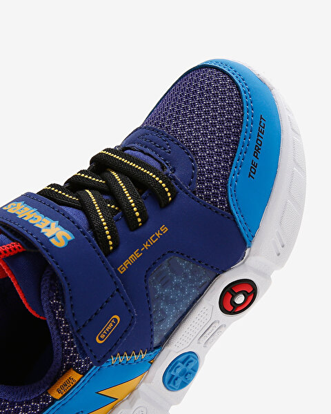 Skechers Gametronix Küçük Erkek Çocuk Lacivert Spor Ayakkabı 402262N RYMT-8