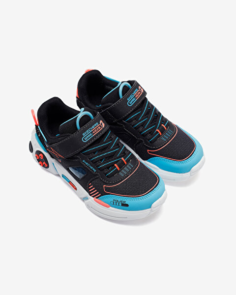 Skechers Gametronix 2.0 Büyük Erkek Çocuk Siyah Spor Ayakkabı 402270L BKMT-5