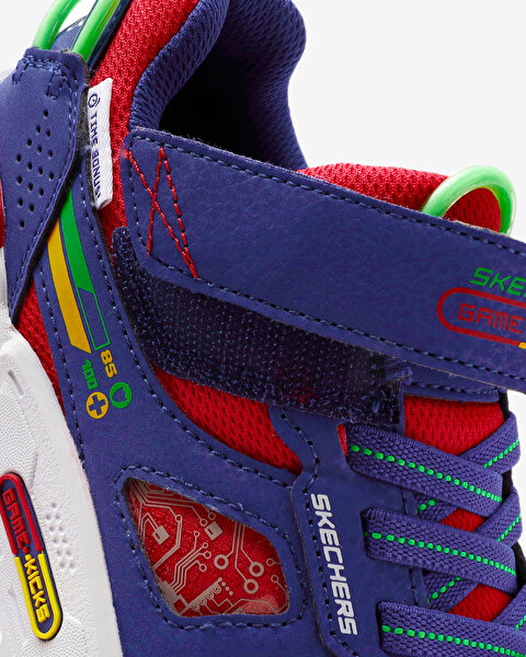 Skechers Gametronix 2.0 Büyük Erkek Çocuk Mavi Spor Ayakkabı 402270L BLMT-14