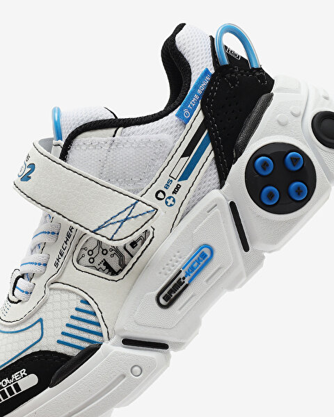 Skechers Gametronix 2.0 Büyük Erkek Çocuk Siyah Spor Ayakkabı 402270L WBKB-6