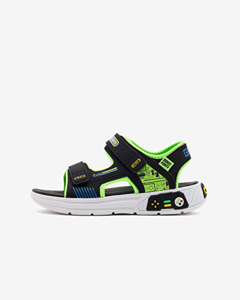 Power Splash Büyük Erkek Çocuk Siyah Sandalet 402271L BKLM
