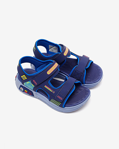 Skechers Power Splash Büyük Erkek Çocuk Lacivert Sandalet 402271L NVMT-4