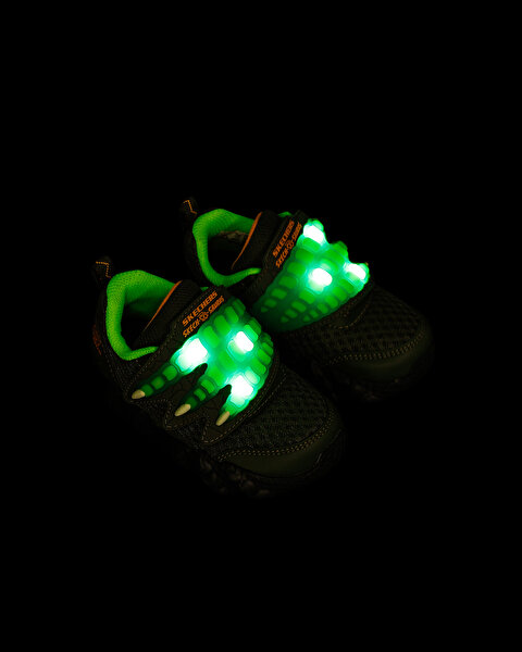 Skechers Lil' Saurus Claw Brights Küçük Erkek Çocuk Haki Spor Ayakkabı 402283N OLV-6