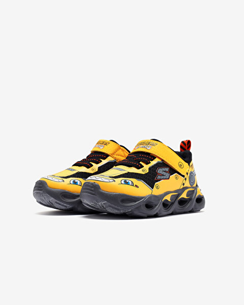 Skechers Thermo-flash - Truck Trooper Küçük Erkek Çocuk Sarı Işıklı Spor Ayakkabı 402307N YLBK-3