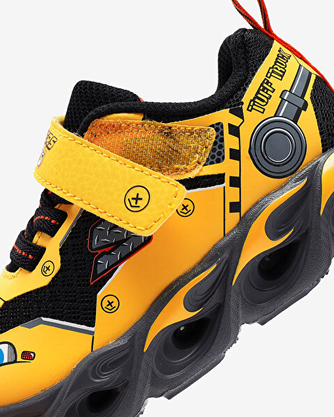 Skechers Thermo-flash - Truck Trooper Küçük Erkek Çocuk Sarı Işıklı Spor Ayakkabı 402307N YLBK-7