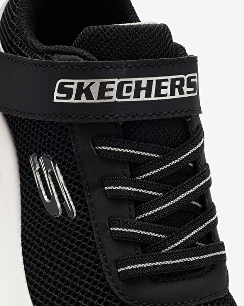 Skechers Boundertech Büyük Erkek Çocuk Siyah Spor Ayakkabı 403748L BKSL-9