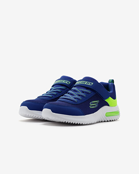 Skechers Bounder - Tech Büyük Erkek Çocuk Mavi Spor Ayakkabı 403748L BLLM-2