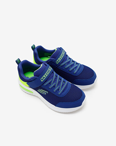 Skechers Bounder - Tech Büyük Erkek Çocuk Mavi Spor Ayakkabı 403748L BLLM-5