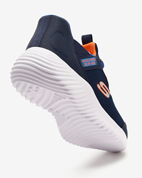 Skechers Bounder Brisk-burst Büyük Erkek Çocuk Siyah Spor Ayakkabı 403822L NVBL-6