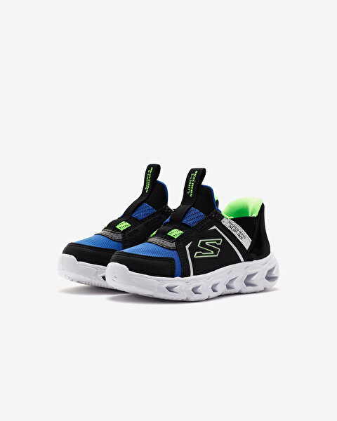 Skechers Hypno - Flash 2.0 - Brisk - Brights Küçük Erkek Çocuk Siyah Işıklı Spor Ayakkabı 403830N BB-3