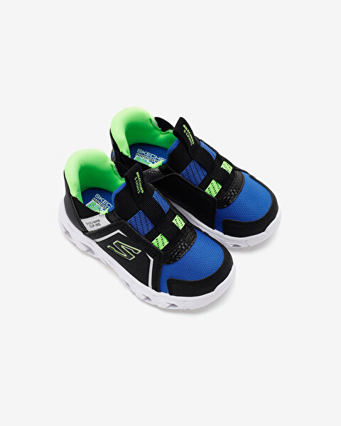 Skechers Hypno - Flash 2.0 - Brisk - Brights Küçük Erkek Çocuk Siyah Işıklı Spor Ayakkabı 403830N BB-6