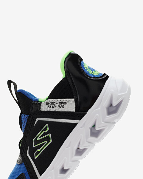 Skechers Hypno - Flash 2.0 - Brisk - Brights Küçük Erkek Çocuk Siyah Işıklı Spor Ayakkabı 403830N BB-7