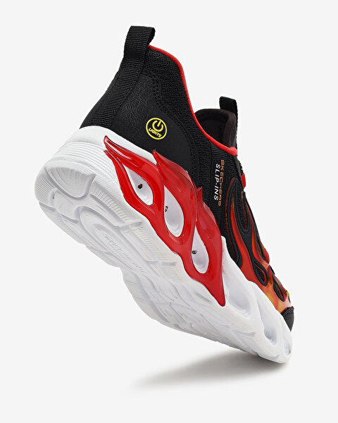 Skechers Thermo-flash 2.0 Heat-brisk Büyük Erkek Çocuk Siyah Işıklı Spor Ayakkabı 403898L BKRD-8