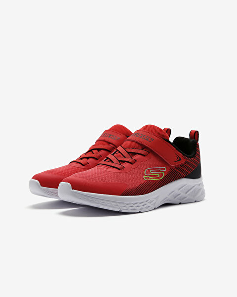 Skechers Microspec Ii  -  Zovrix Büyük Erkek Çocuk Kırmızı Spor Ayakkabı 403924L RDBK-2
