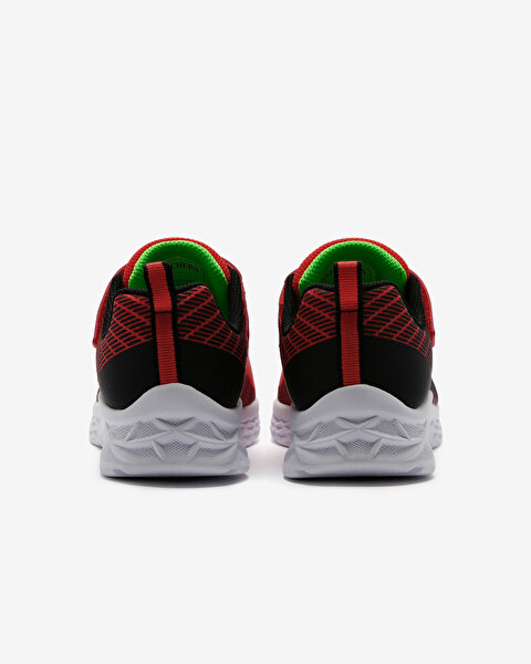 Skechers Microspec Ii  -  Zovrix Büyük Erkek Çocuk Kırmızı Spor Ayakkabı 403924L RDBK-4