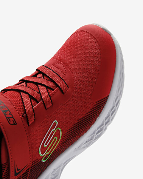 Skechers Microspec Ii  -  Zovrix Büyük Erkek Çocuk Kırmızı Spor Ayakkabı 403924L RDBK-11