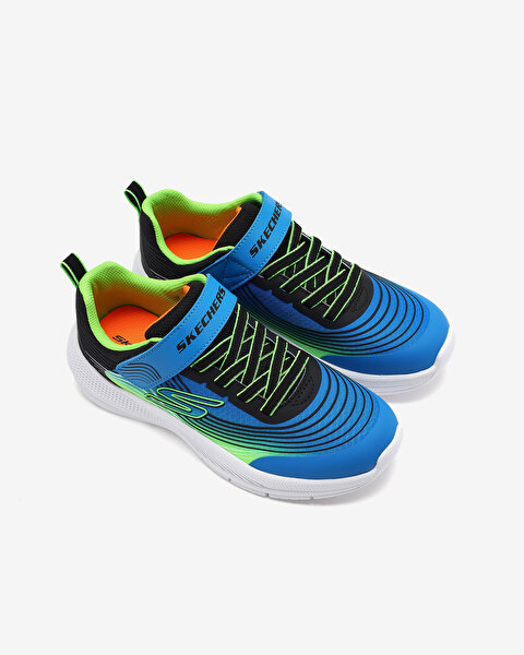 Skechers Microspec Advance Büyük Erkek Çocuk Mavi Spor Ayakkabı 403926L BLLM-5