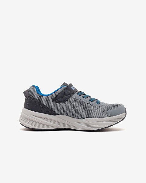 Skechers Microspec Tread Büyük Erkek Çocuk Gri Spor Ayakkabı 404115L GYBL-1